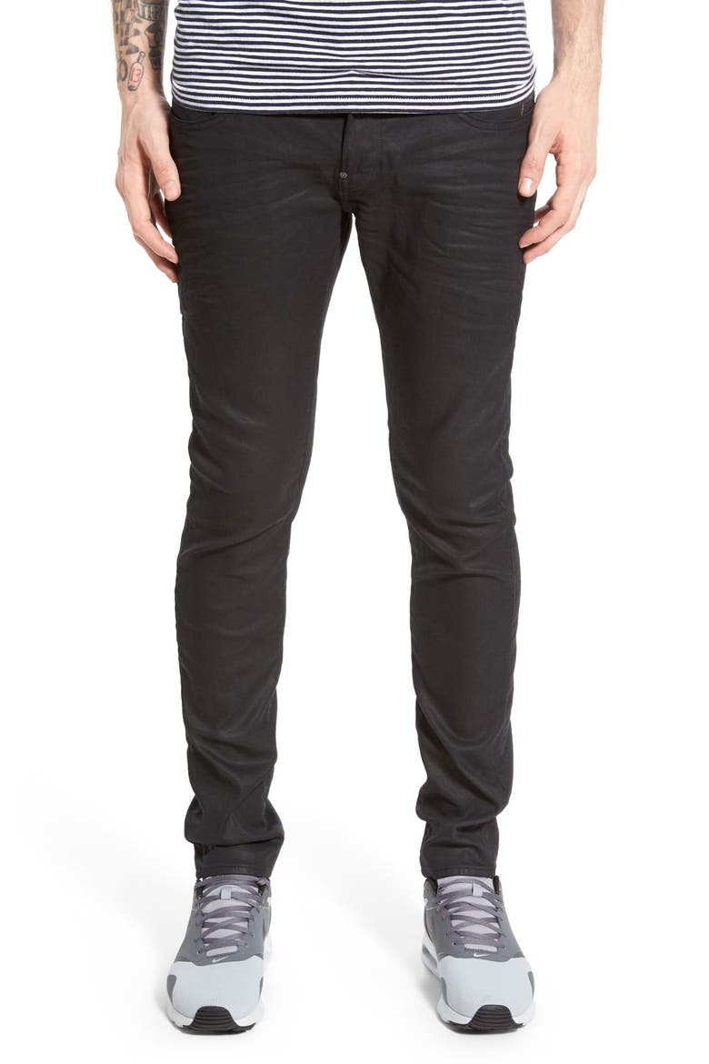 Revend Skinny Fit Stretch Jeans, Main, color, 3D DARK AGED BLACK