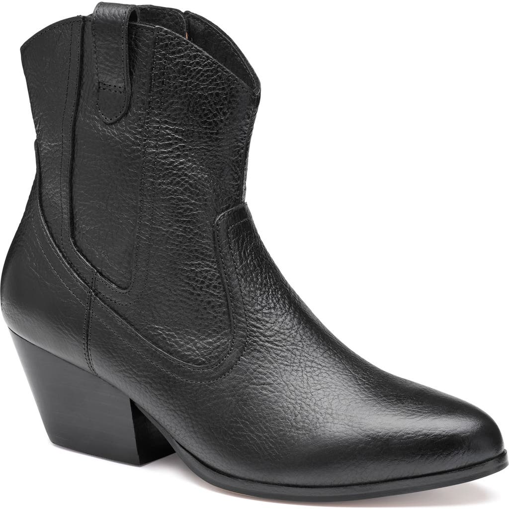 Johnston & Murphy Tristen Waterproof Western Boot In Black