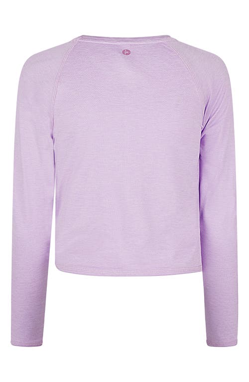 90 Degree By Reflex Kids' Gianna Mesh 2-pack Assorted Tops In Heather Pastel Lilac/blue