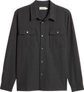 FRAME Classic Stretch Flannel Button-Up Shirt
