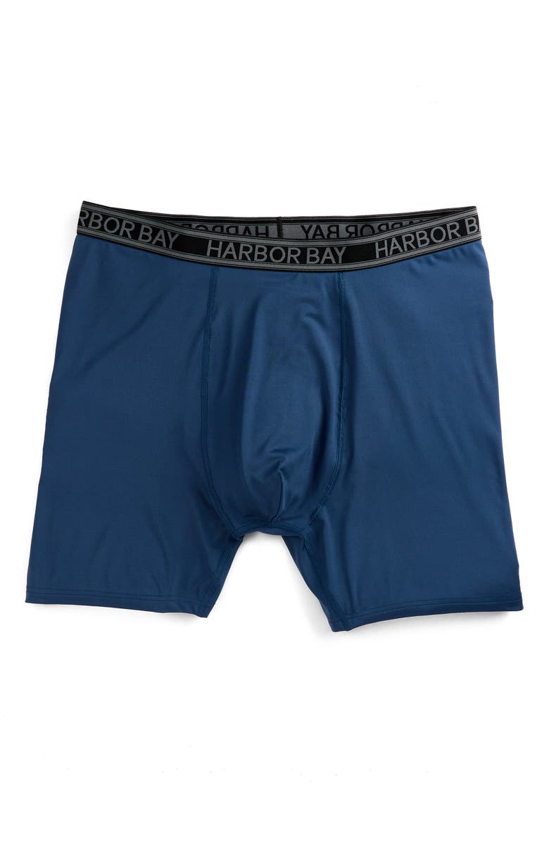 Harbor Bay by DXL Big & Tall Cooling Performance 5 Inch Boxer Briefs V4, Main, color, Big Dipper
