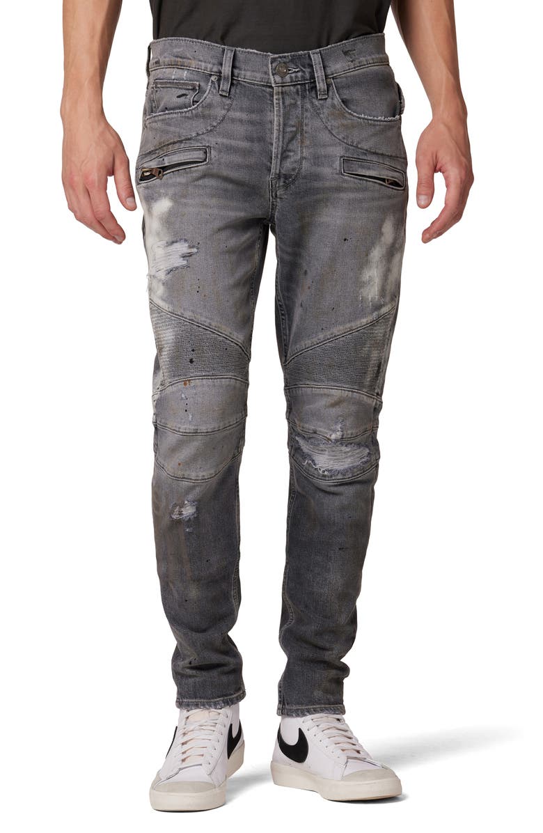 Hudson Jeans The Blinder v.2 Skinny Fit Distressed Biker Jeans, Main, color, 