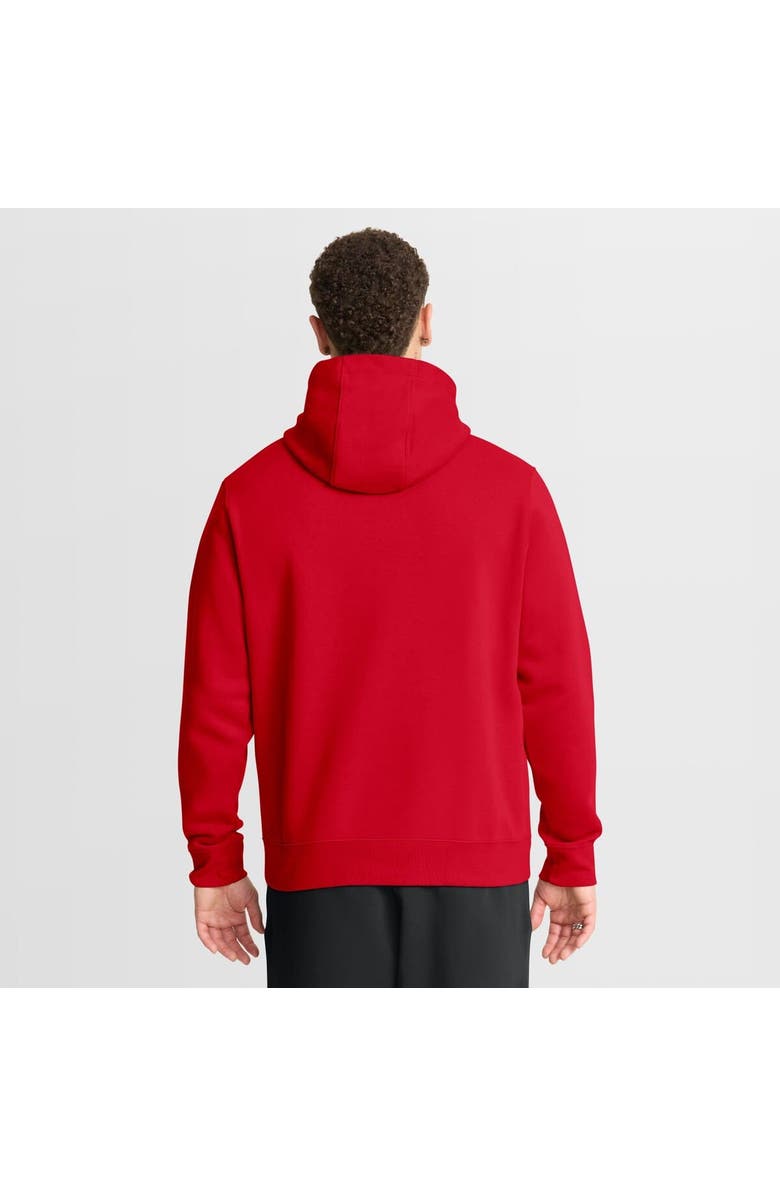 Nike Men's Nike Red Georgia Bulldogs Club Fleece Arch Pullover Hoodie, Alternate, color, Red
