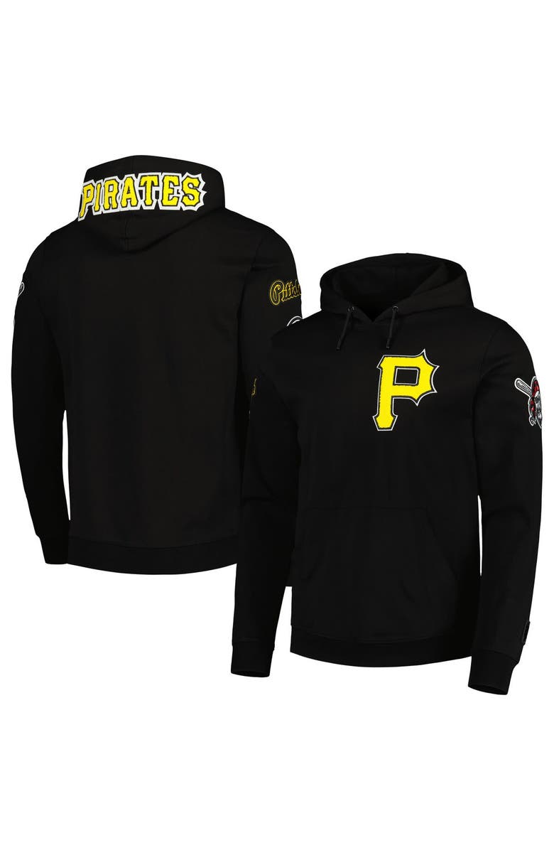PRO STANDARD Men's Pro Standard Black Pittsburgh Pirates Team Logo Pullover Hoodie, Main, color, Black