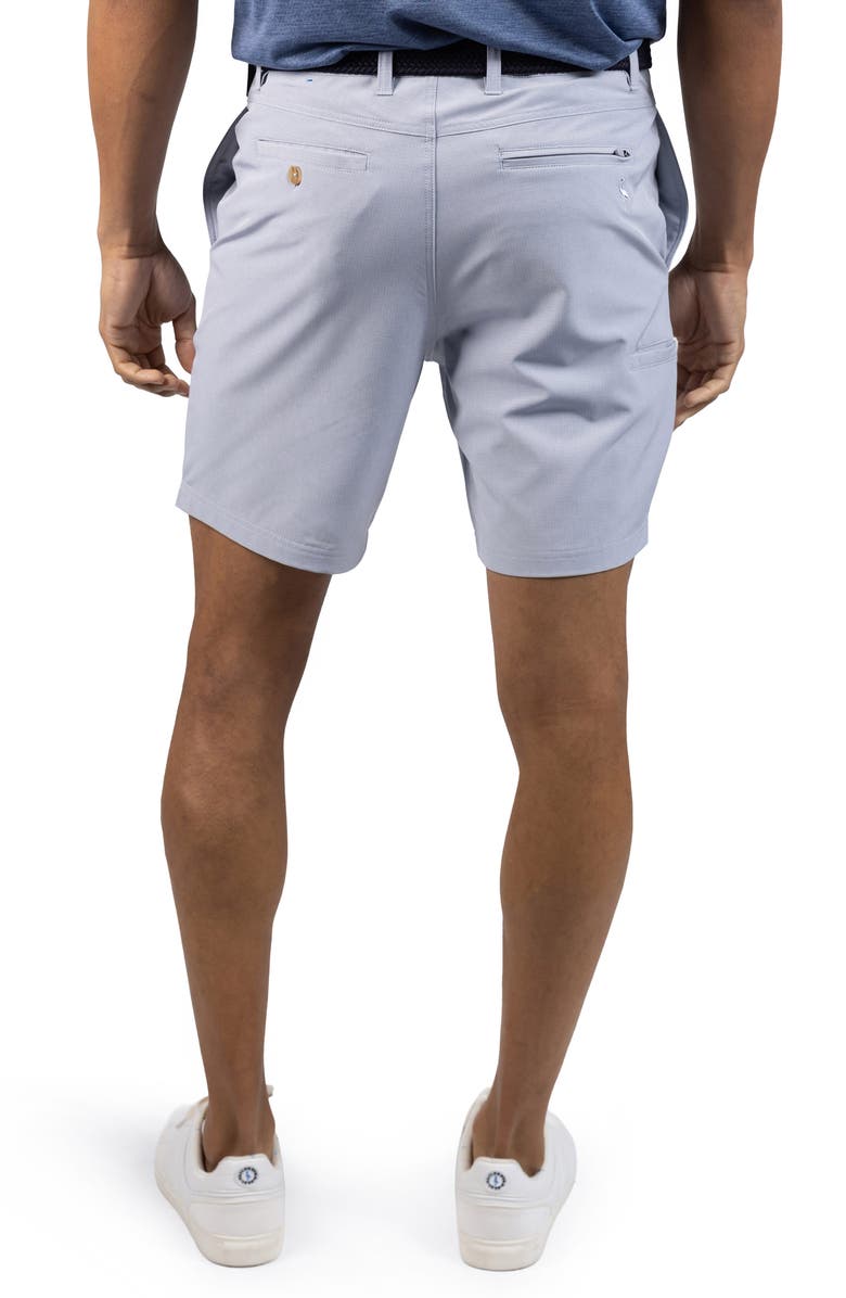 TailorByrd Grid Performance Shorts, Alternate, color, Pebble Grey