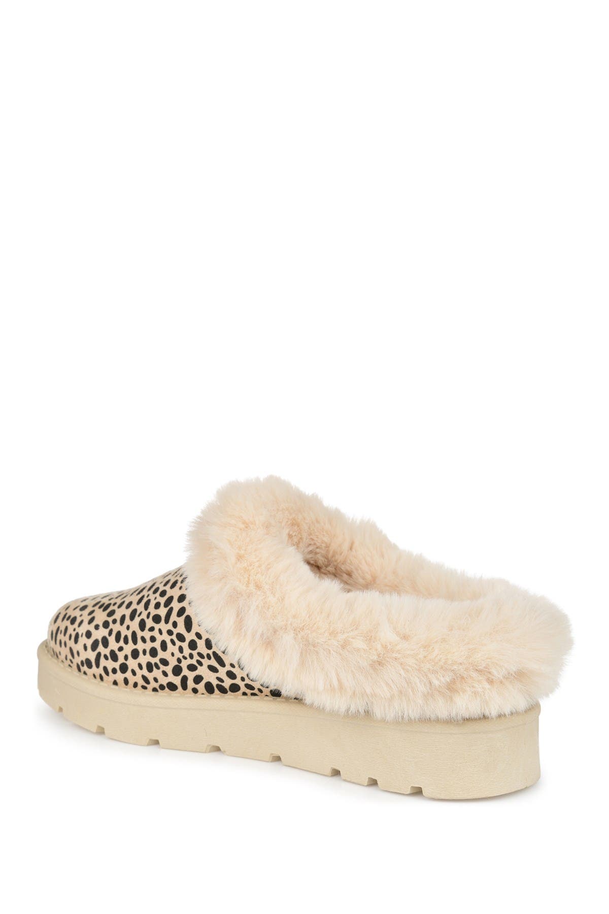 Journee Collection Whisp Faux Fur Trim Slipper, Alternate, color, 