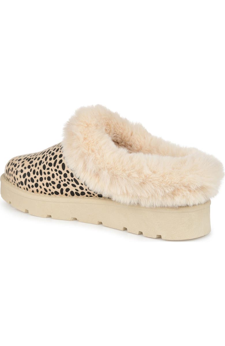 Journee Collection Whisp Faux Fur Trim Slipper, Alternate, color,