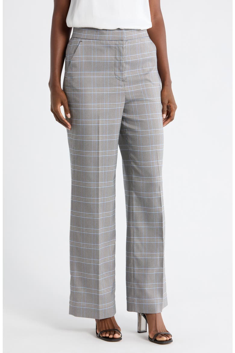 The Kensington Plaid Pants, Main, color, KENSINGTON PLAID