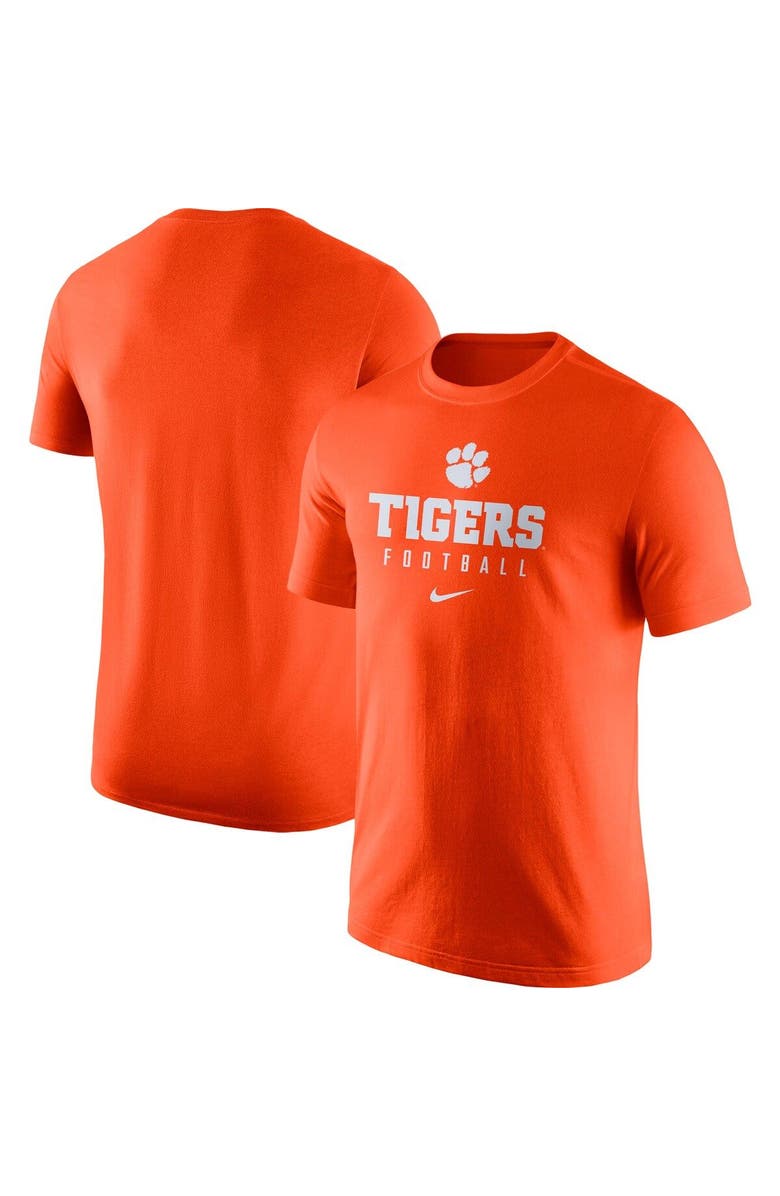 Nike Men's Nike Orange Clemson Tigers 2023 Sideline Performance T-Shirt, Main, color,