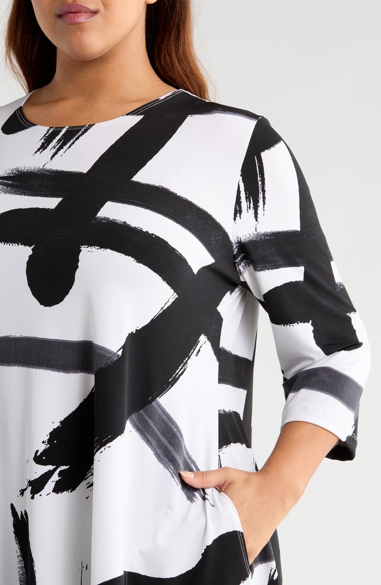 Vikki Vi Swing Tunic Dress, Alternate, color, Zen