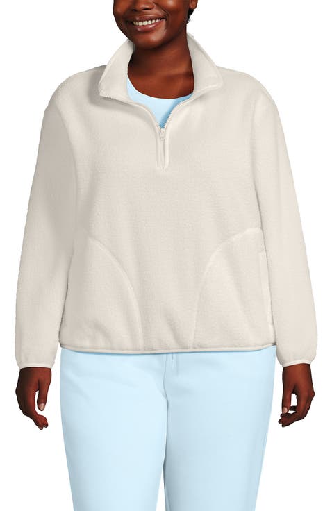 Half Zip Cozy High Pile Fleece Pullover