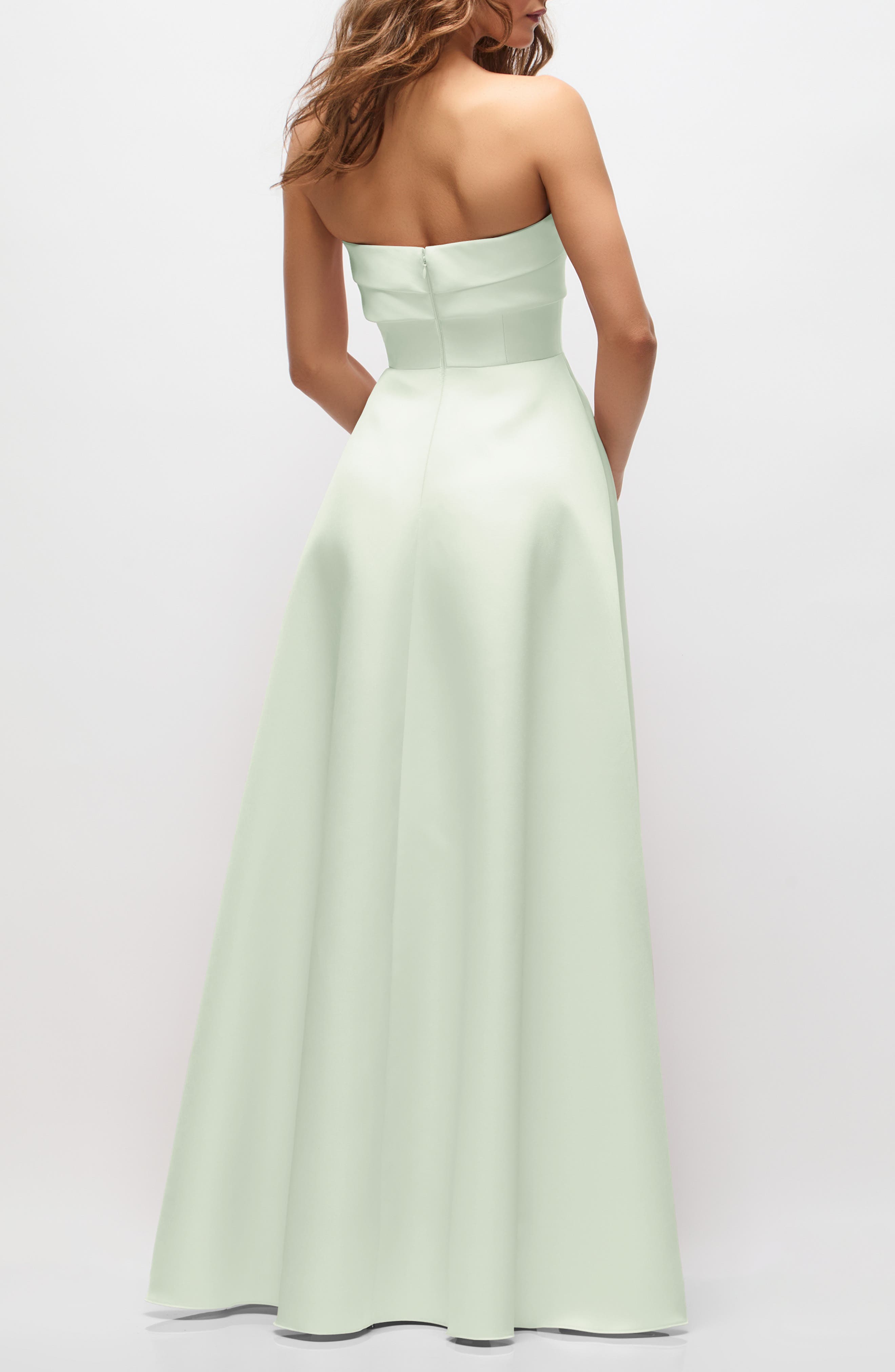 Antoinette Strapless Mikado Gown - image 2