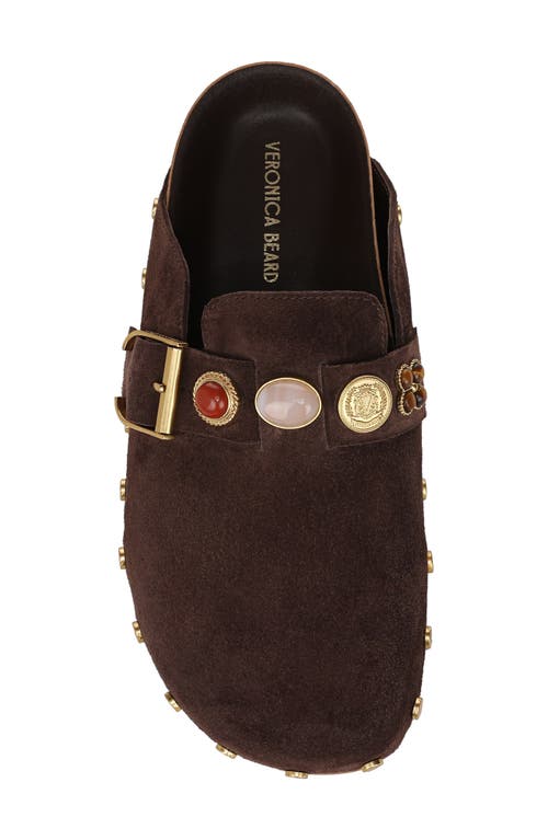 Veronica Beard Fern Charm Clog In Brown