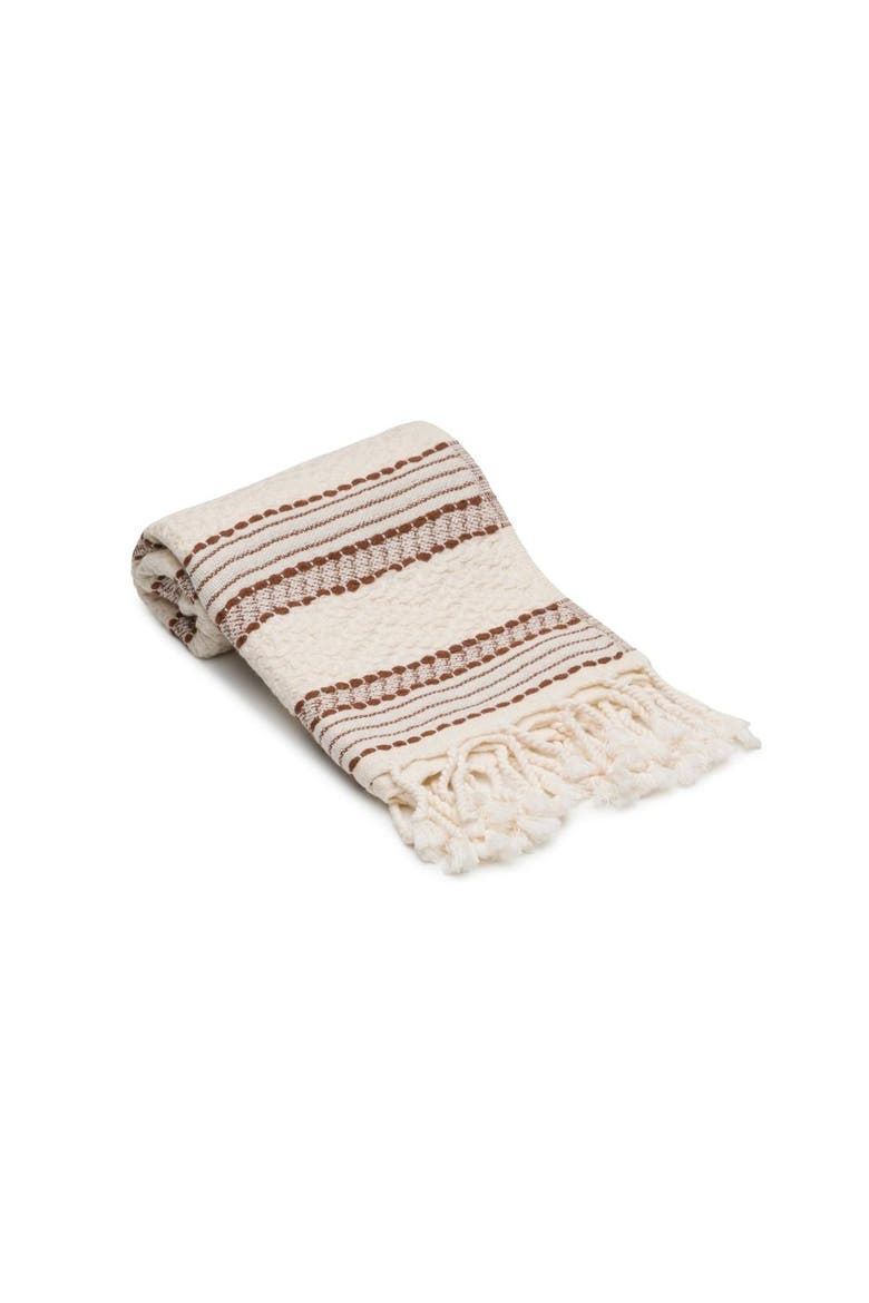 Sylvie Turkish Cotton Hand & Kitchen Towel Bundle, Alternate, color, Taupe Brown
