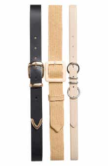 Vince Camuto 3-for-1 Assorted Belt Set