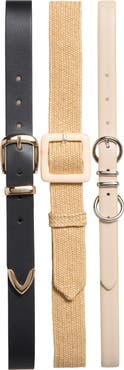 Vince Camuto 3-for-1 Assorted Belt Set