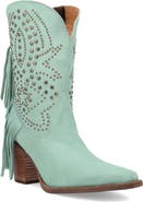 Dingo Star Power Fringe & Stud Western Boot