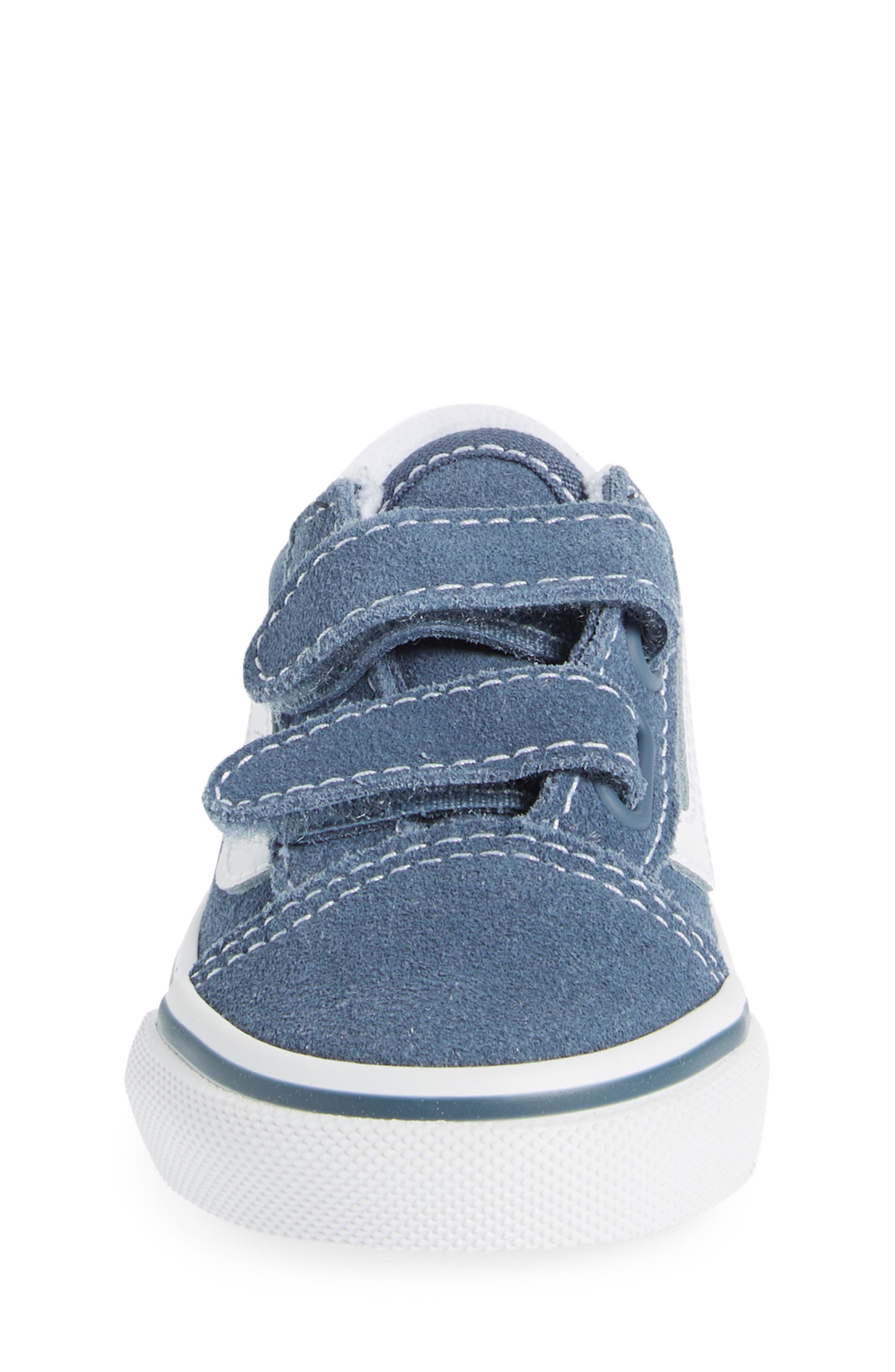 Kids' Old Skool V Low Top Sneaker, Alternate, color, SUEDE VINTAGE INDIGO