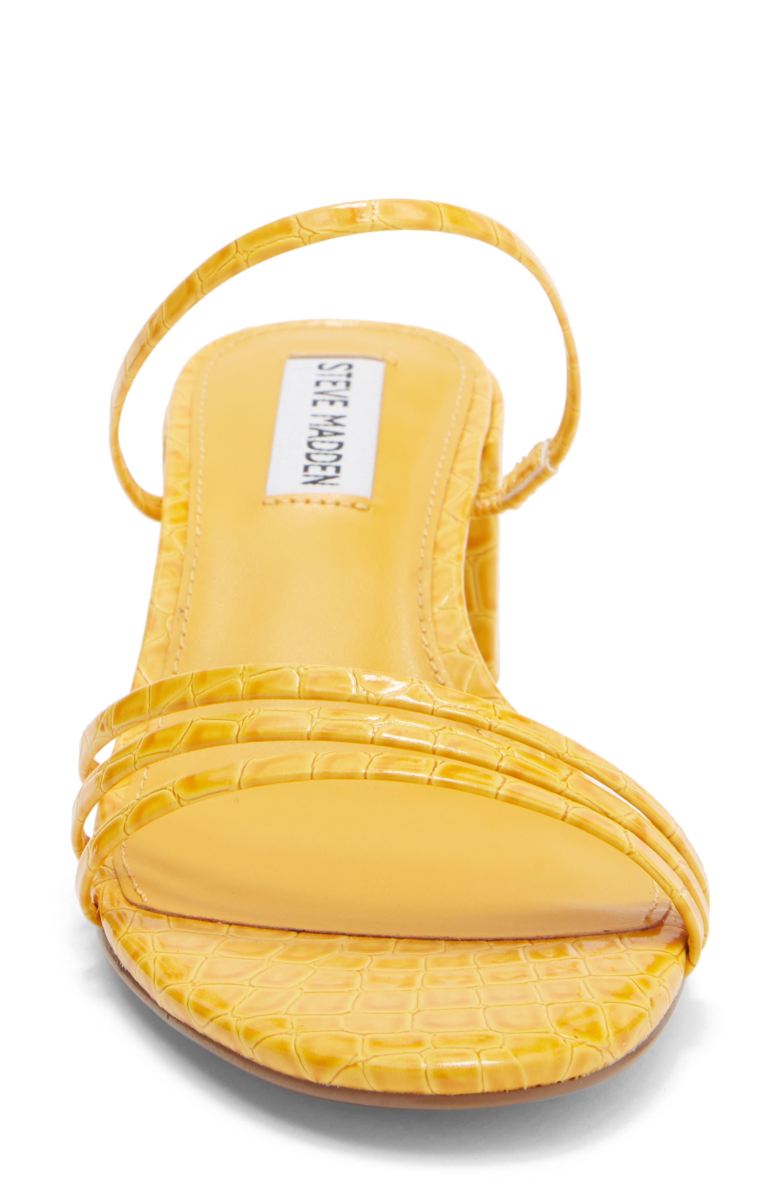 Miari Slide Sandal, Alternate, color, BRIGHT YELLOW CROCO