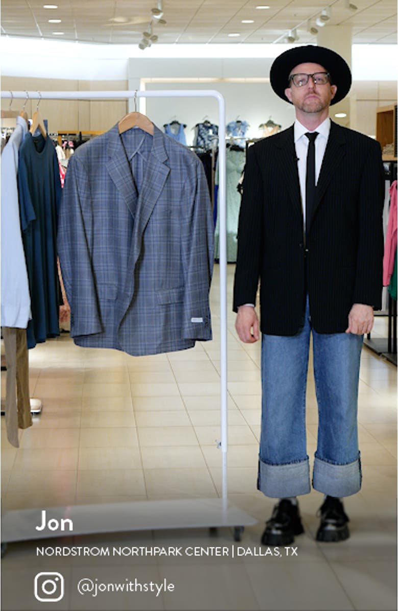 Plaid Wool, Silk & Linen Sport Coat, sales video thumbnail