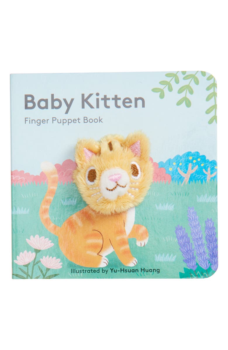 Chronicle Books 'Baby Kitten' Finger Puppet Board Book, Main, color, Multi