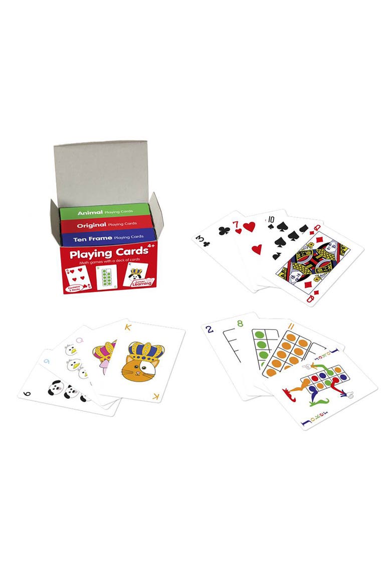 Playing Cards 3 Decks, Main, color, Multicolored