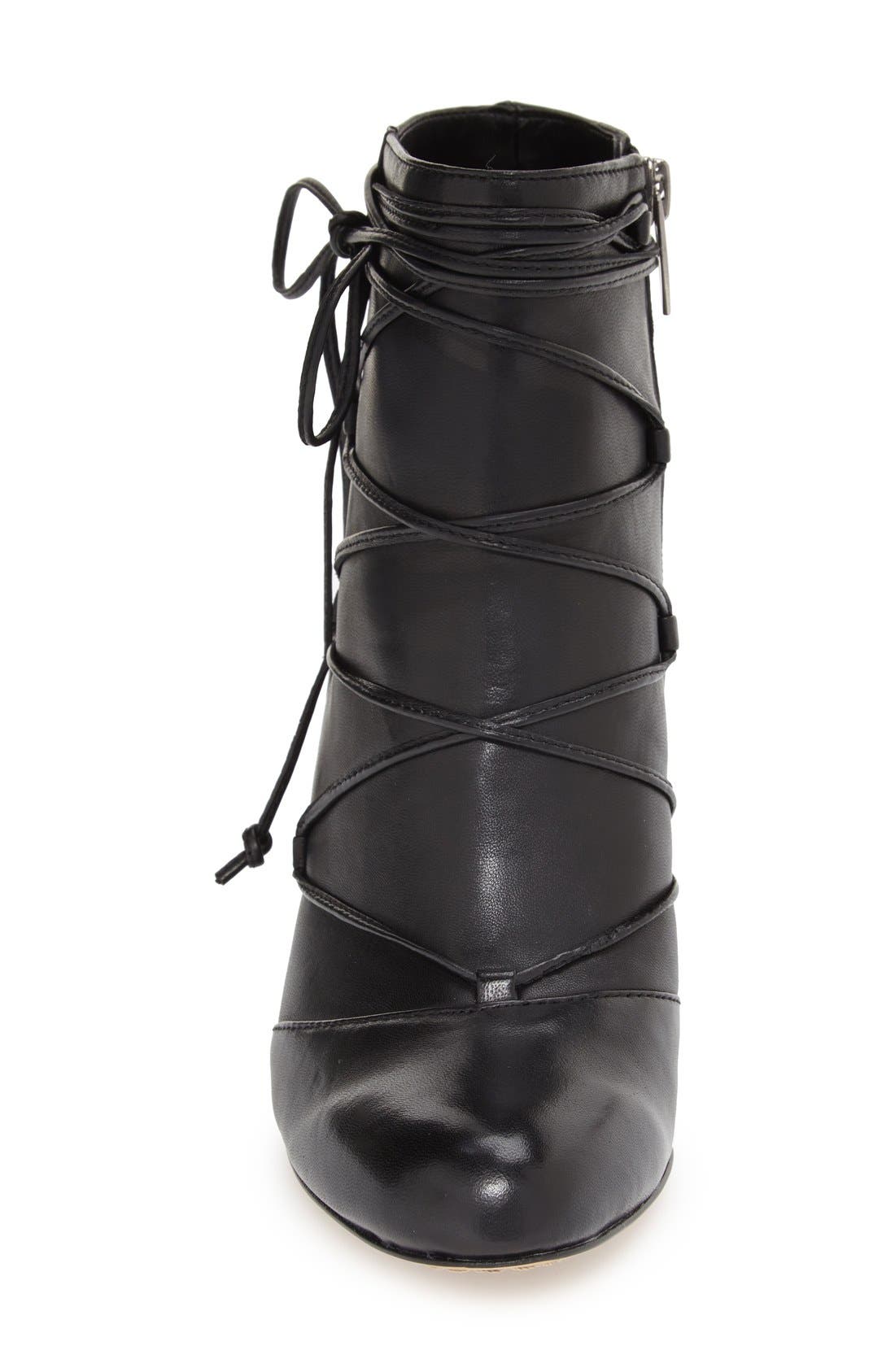 Vince Camuto 'Chenai' Wraparound Lace Bootie, Alternate, color, 