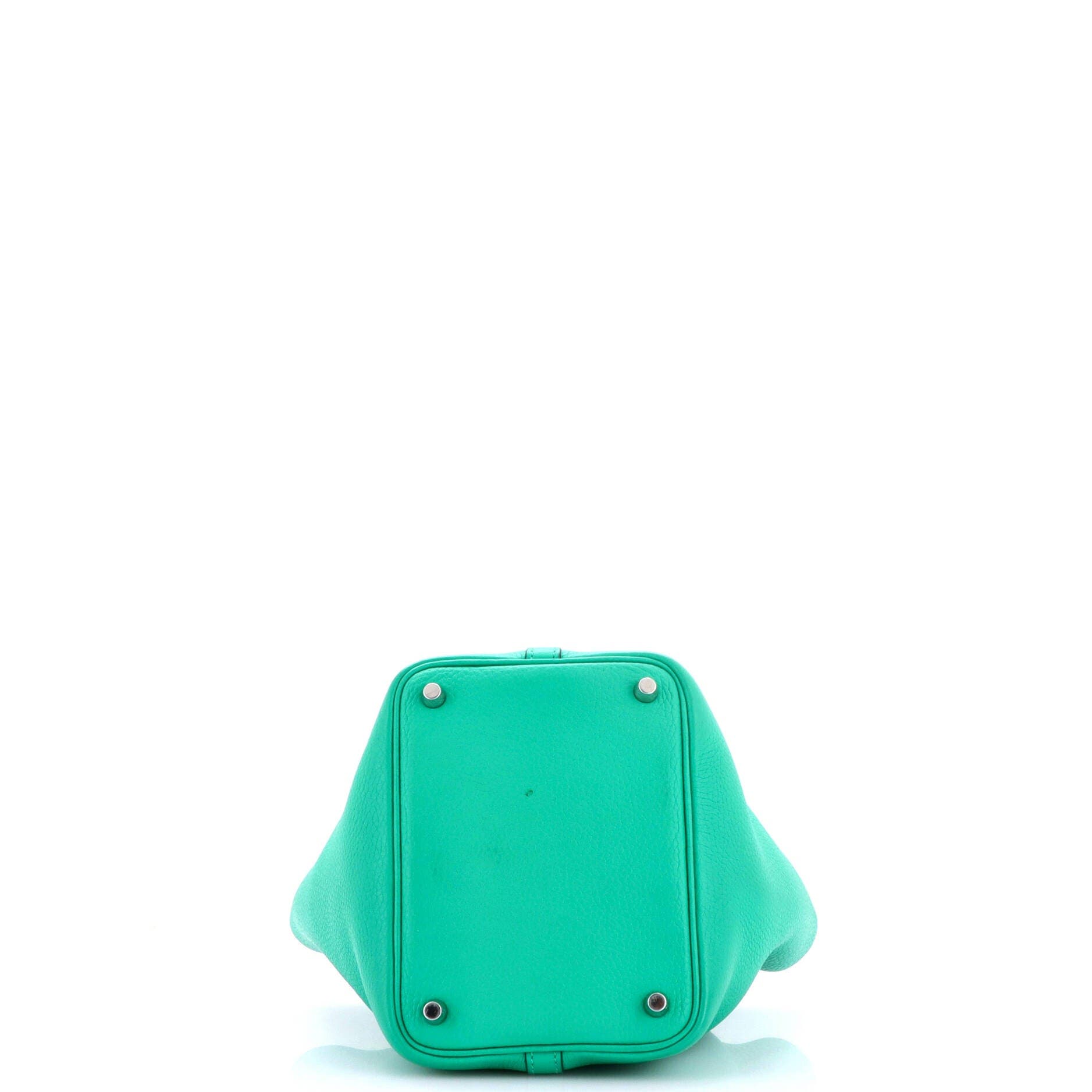 Eclat Picotin Lock Bag Clemence PM, Alternate, color, Green