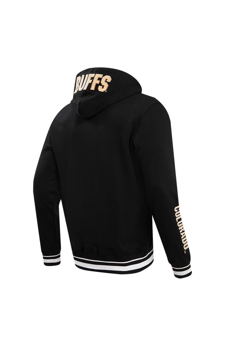 PRO STANDARD Men's Pro Standard Black Colorado Buffaloes Classic Stacked Logo Pullover Hoodie, Alternate, color, 