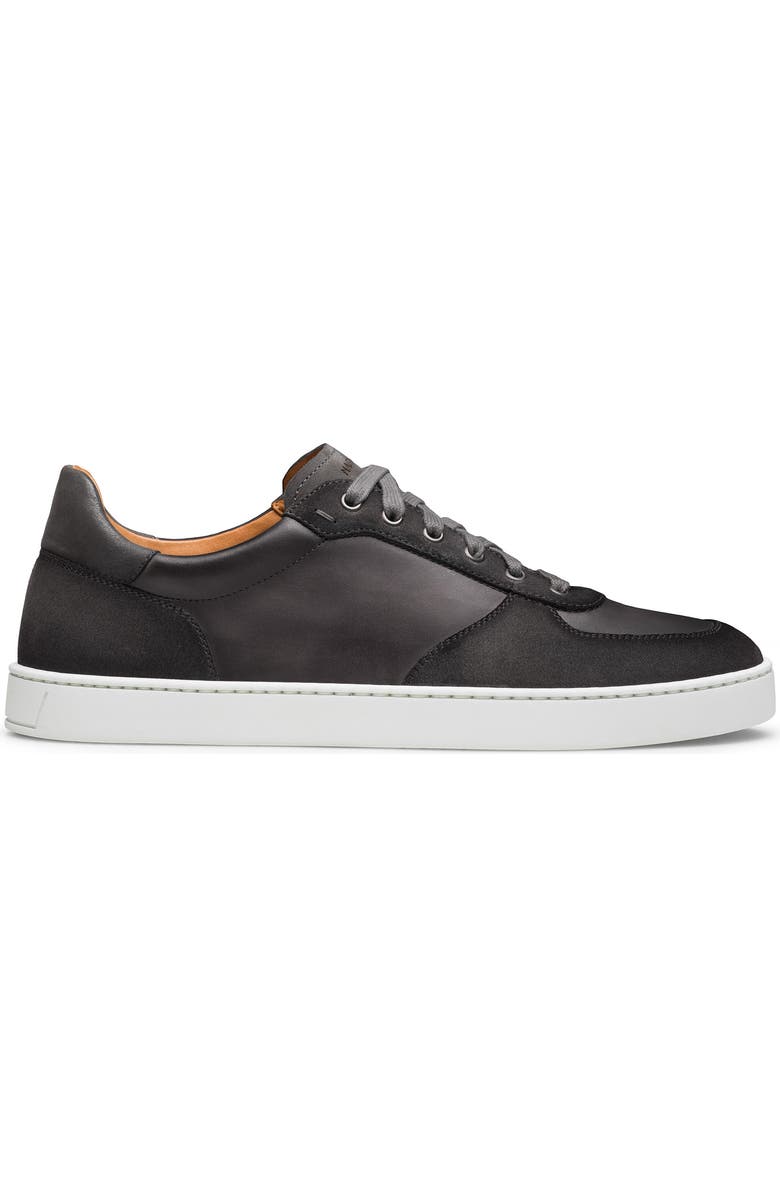 Magnanni Project Lo Leather Sneaker, Alternate, color, Grey