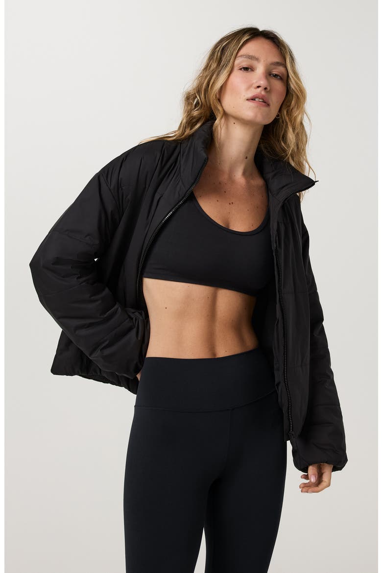 Canyon Insulated Sporty Jacket, Alternate, color, BLACK
