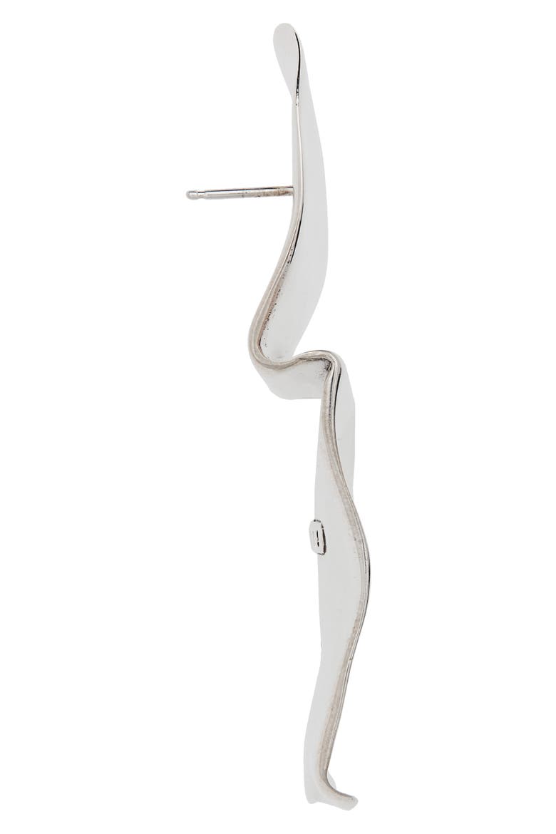 Warp Sterling Silver Earrings, Alternate, color, SILVER