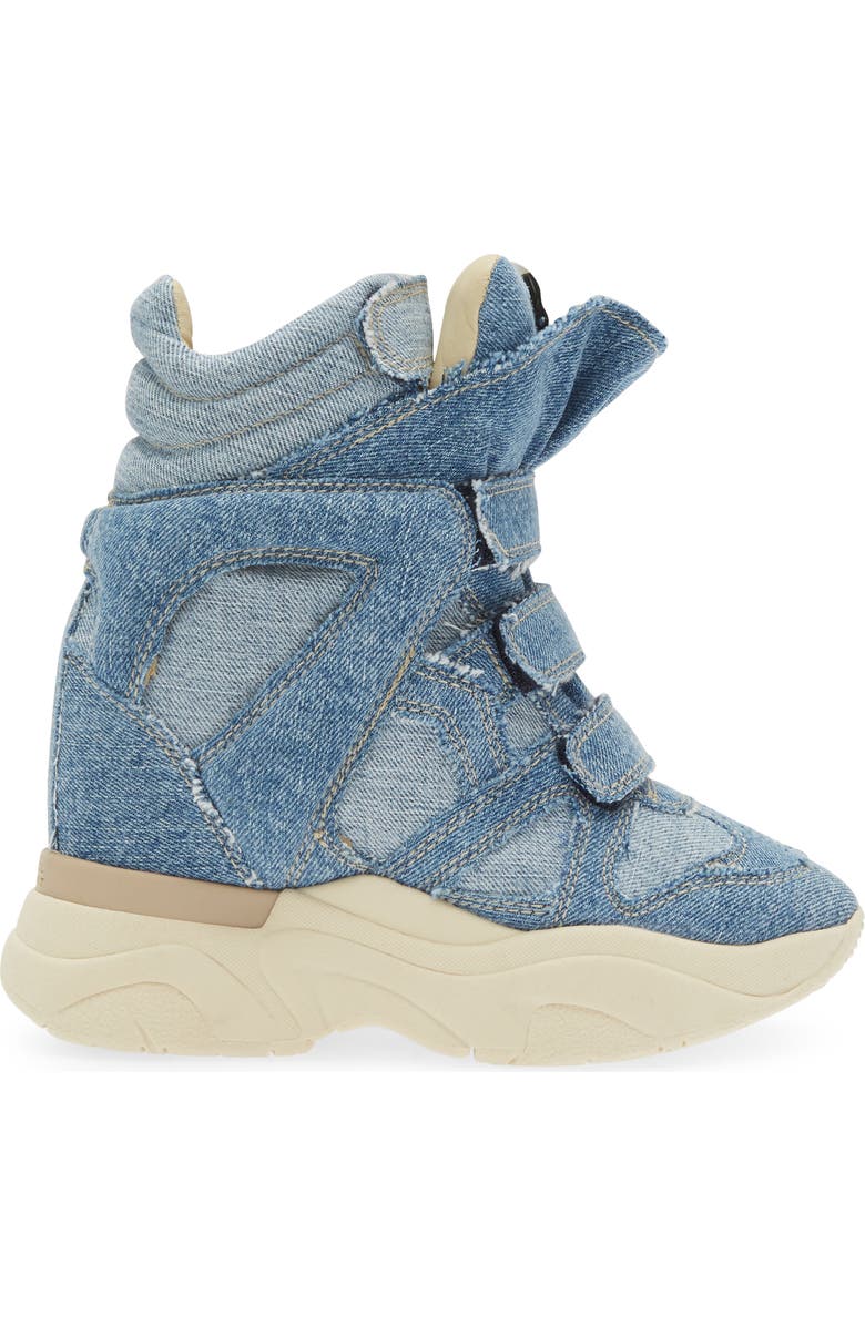 Isabel Marant Balskee Hidden Wedge High Top Sneaker, Alternate, color,
