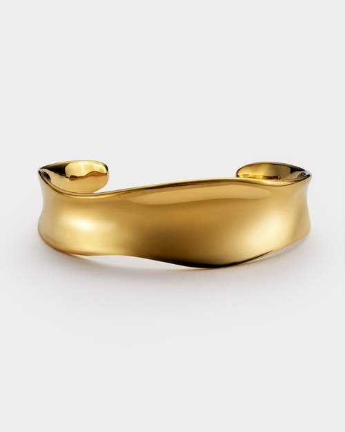 Katie Loxton Molten Luxe Waterproof Gold Bangle In Gold