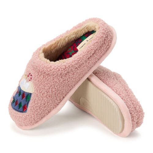 Dearfoams Holiday Novelty Clog Slipper In Purple