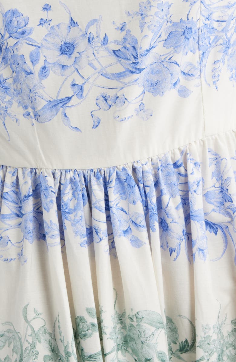 CeCe Empire Waist Sleeveless Cotton Maxi Dress, Alternate, color, Kelly Green