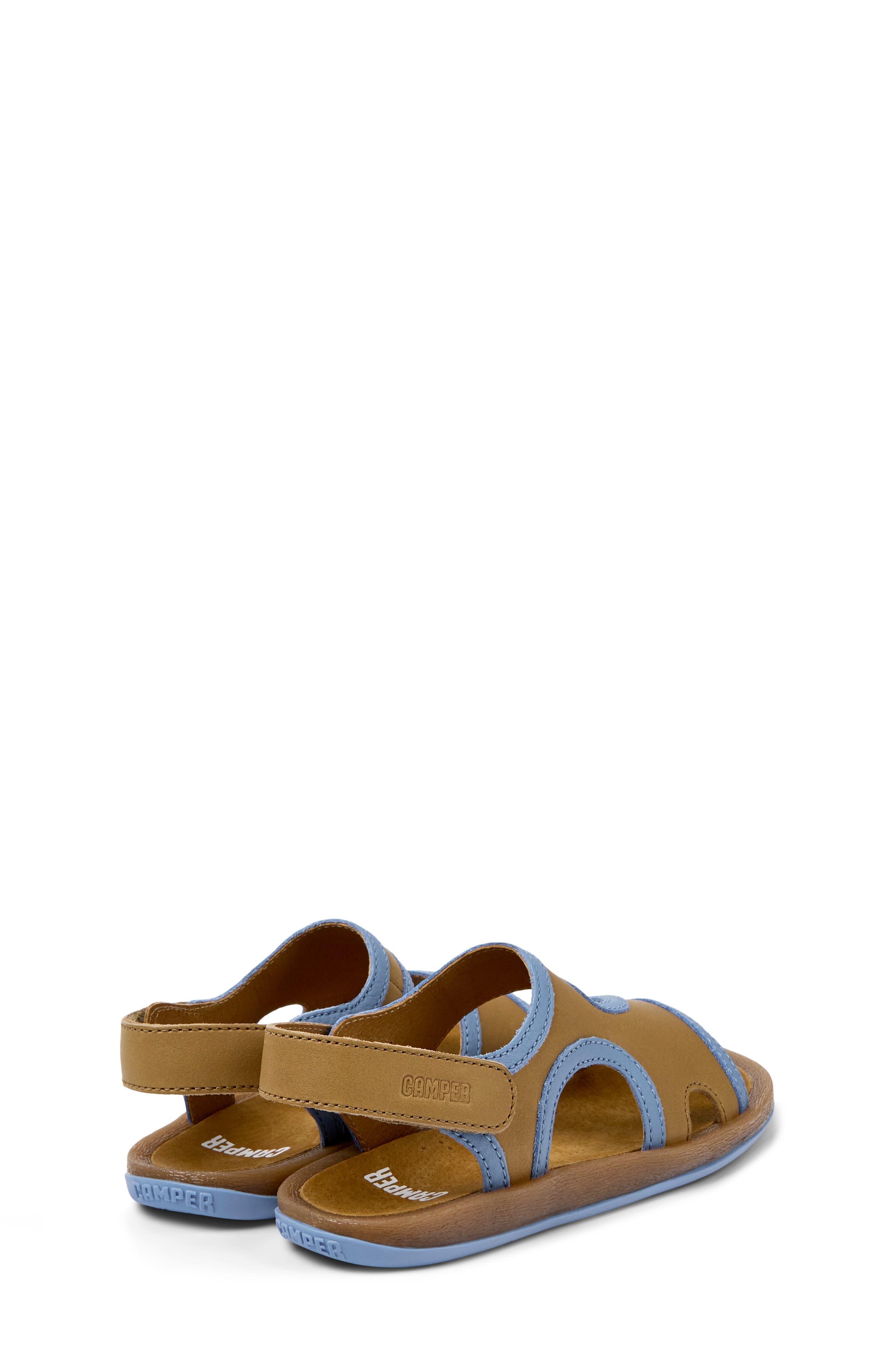 Kids' Bicho Sandal, Alternate, color, MEDIUM BROWN