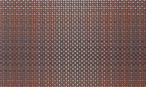 Chilewich Parade Woven Floor Mat, 72" X 106" In Brown