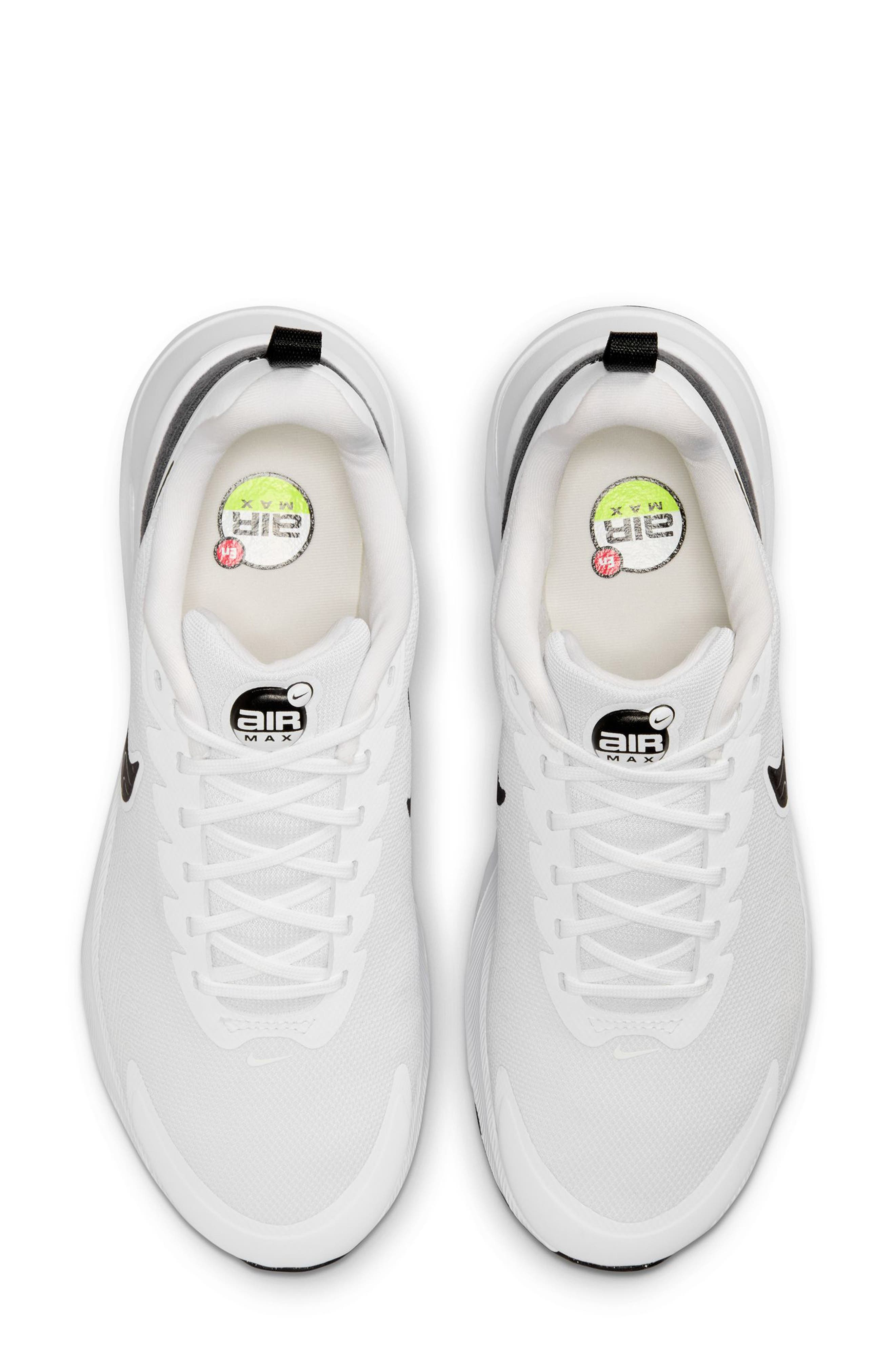 Nike Air Max Nuaxis Sneaker, Alternate, color, White/ Black
