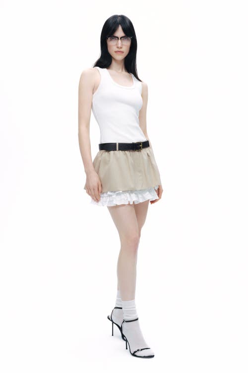 NOCTURNE NOCTURNE LAYERED MINI SKIRT