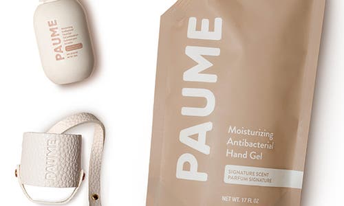 Paume Sanitize Mini Collection $61 Value In Beige
