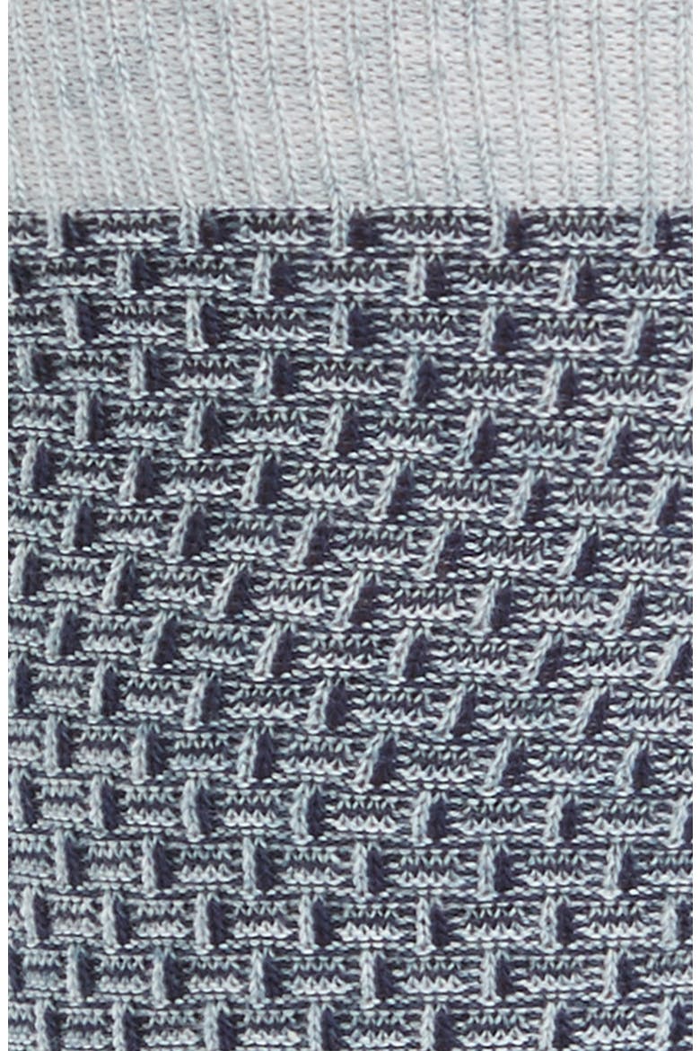 Dog Bone Texture Crew Socks, Alternate, color, MARINE BLUE