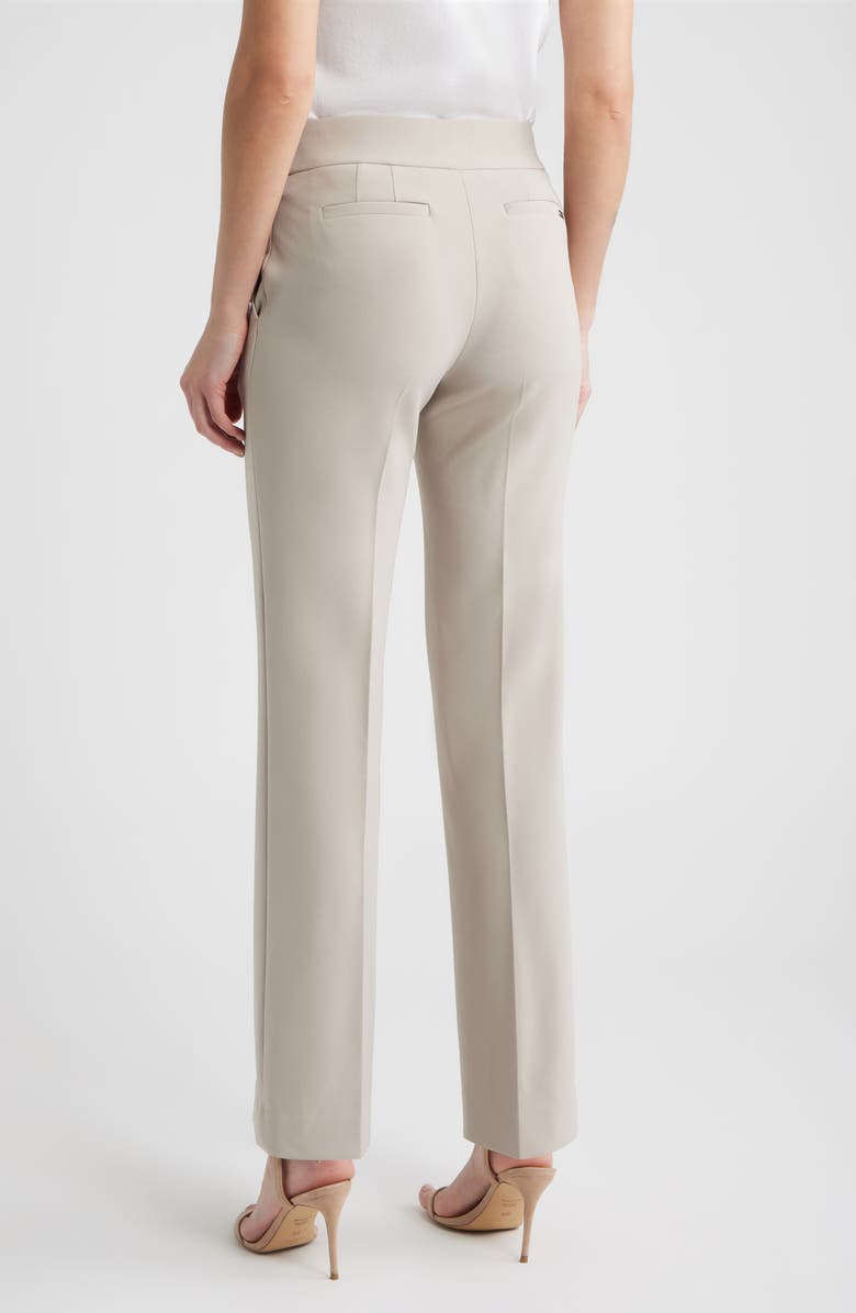 Anne Klein High Waist Bootcut Pull-On Pants, Alternate, color,