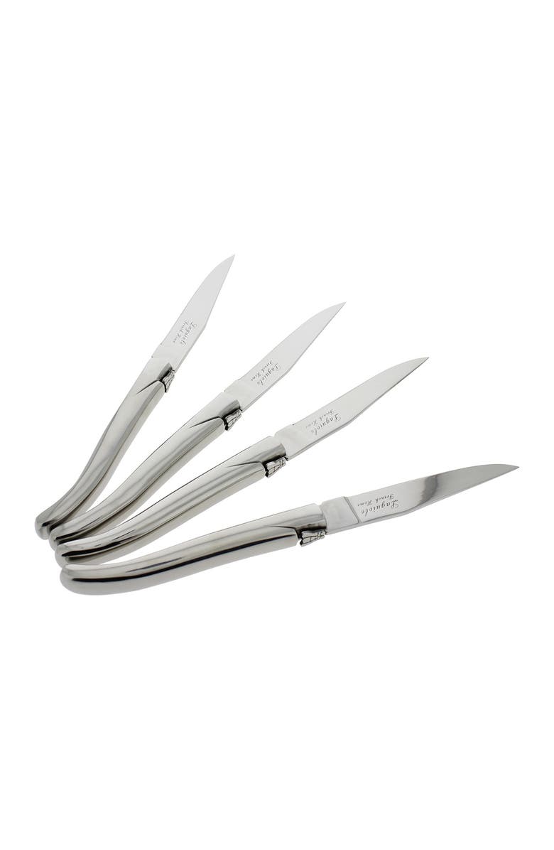 FRENCH HOME Laguiole Connoisseur Stainless Steel Steak Knives - Set of 4, Main, color, Silver