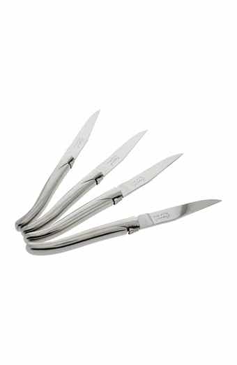 FRENCH HOME Laguiole Connoisseur Stainless Steel Steak Knives - Set of 4