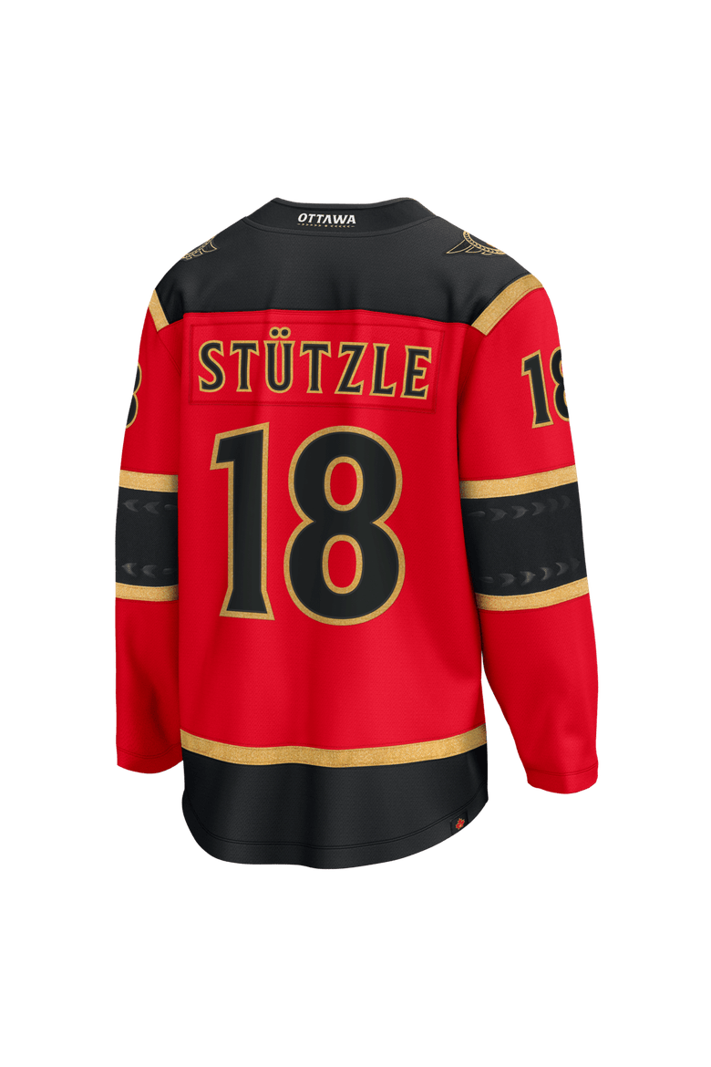 Men's Fanatics Tim Stutzle Red Ottawa Senators Alternate Breakaway Jersey, Alternate, color, Red