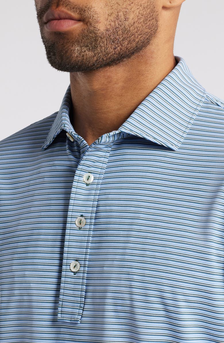 Peter Millar Avon Stripe Performance Jersey Polo, Alternate, color, 