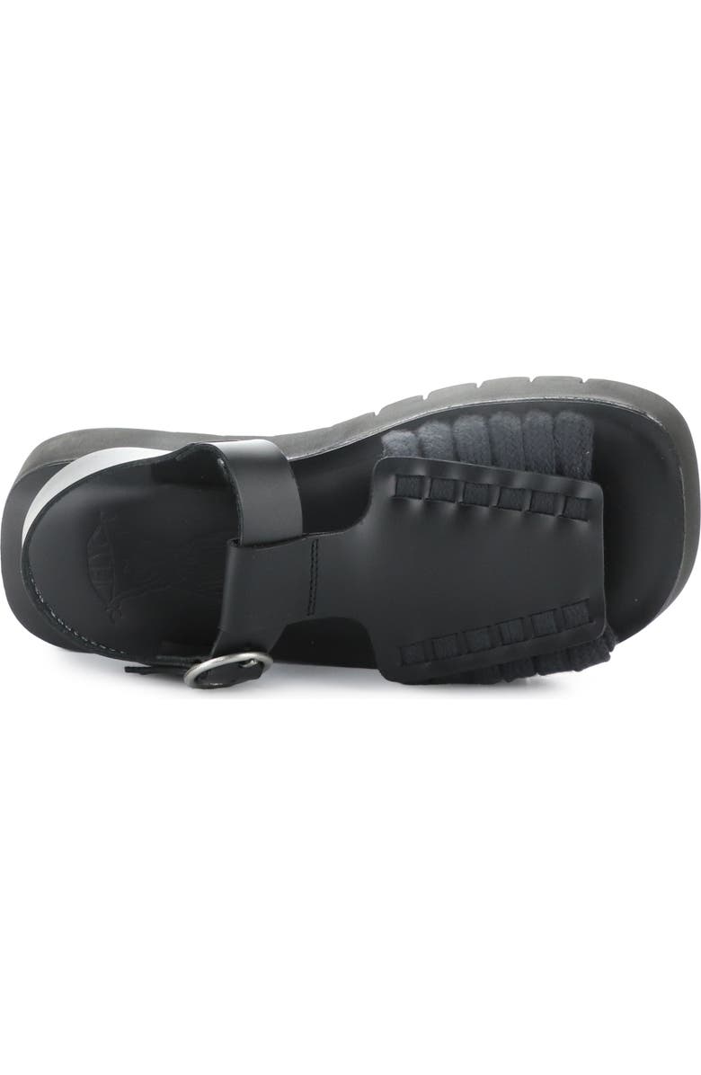 Fly London Platform Sandal, Alternate, color, Black Bridle