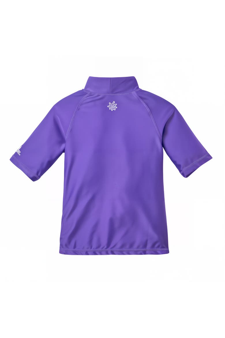 Short Sleeve Sun & Swim Shirt, Alternate, color, Purple