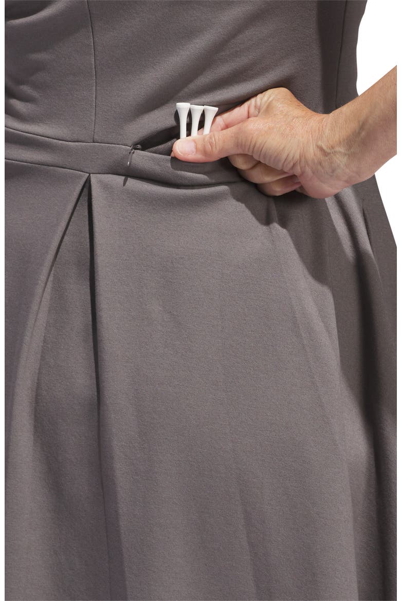 Go-To Golf Performance Dress & Bike Shorts, Alternate, color, CHARCOAL